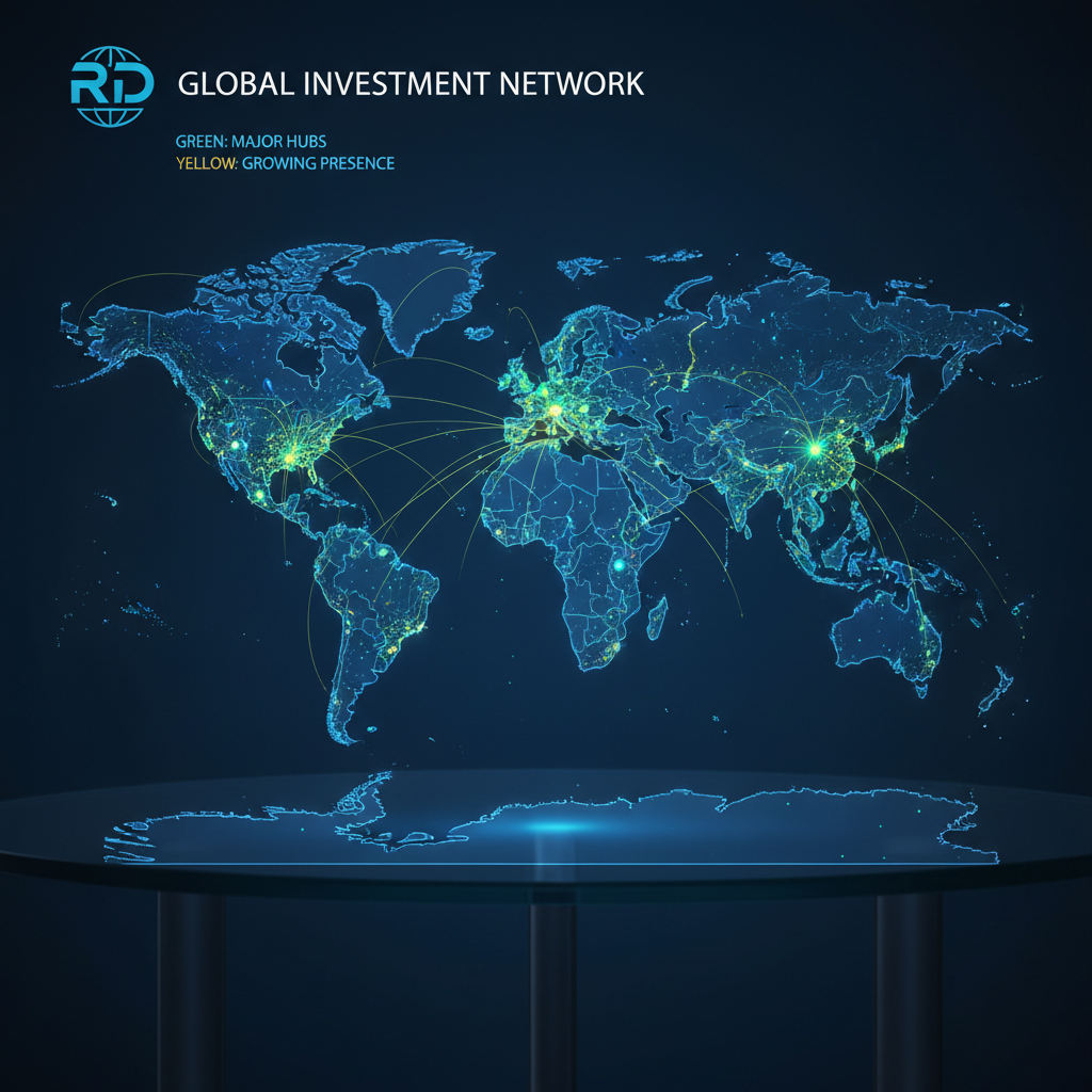 World map showing SDSA global operations across continents